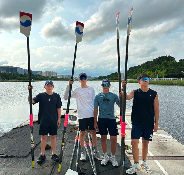 로잉 훈련 장면